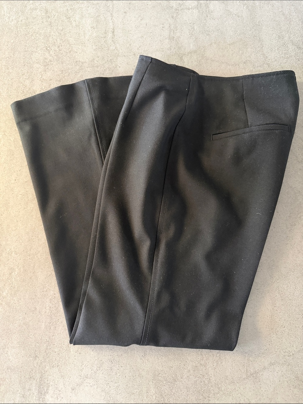 Banana Republic Mid- rise Flare Stretch Wool Blend Pant - Picture 5 of 12